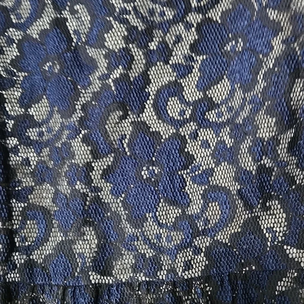 Justice Blue Lace Dress size 16 Vintage